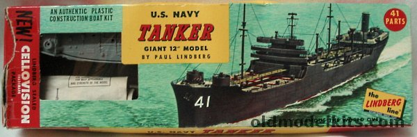 Lindberg 1/520 US Navy Tanker -  Fleet Oiler USS Mattaponi (AO-41) - Kennebec-Class Oiler), 750-69 plastic model kit